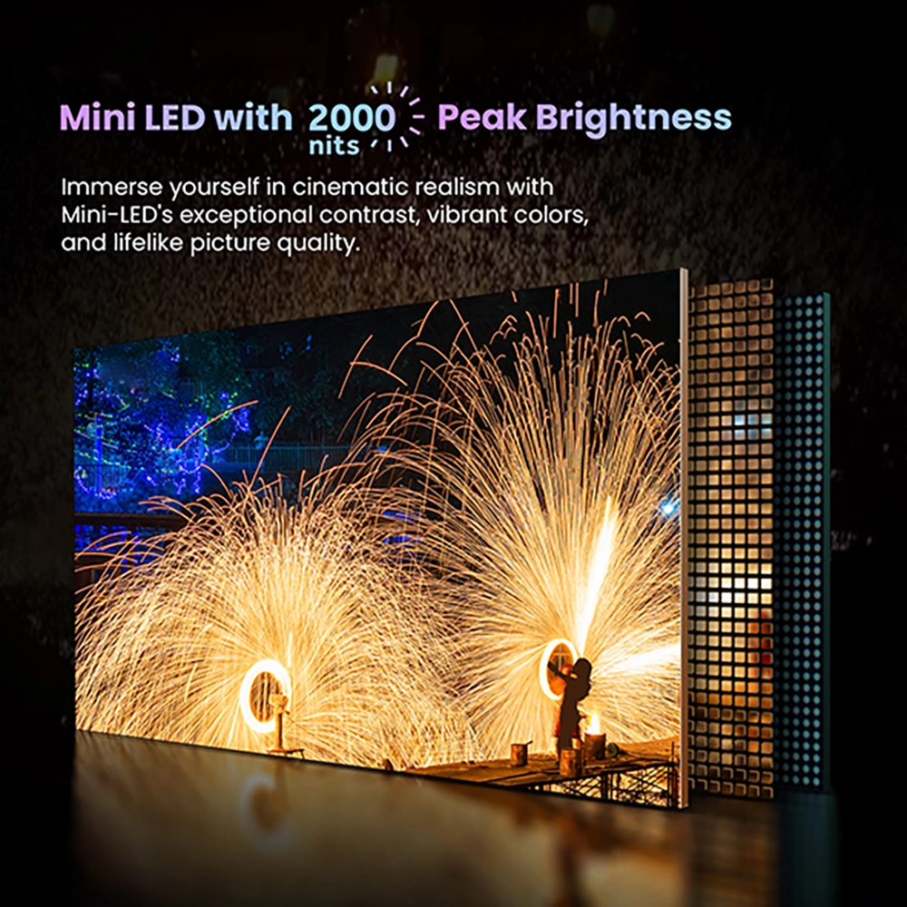 Haier M95 Mini LED 165cm (65) Google TV | Sound By Harman Kardon